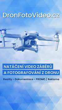 reklama fotografování dronem - instagram stories pro dronfotovideo.cz 